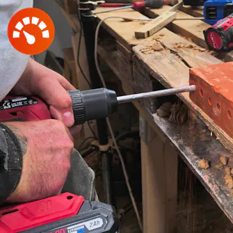 Bor-/skrumaskine test: Hastighet Bor-/skrumaskine test: Hastighet